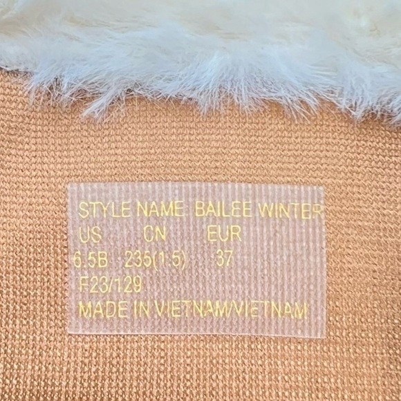 NWT Kate spade Bailee winter boots suede + faux fur in warm gingerbread size 6.5 - Picture 7 of 8